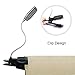 LED Desk Lamp, Maxnor USB and Battery Powered Desk Light, Clip Reading Light for Studying and Working, 3-Level Dimmer and Adjustable Gooseneck, Easy Carrying
