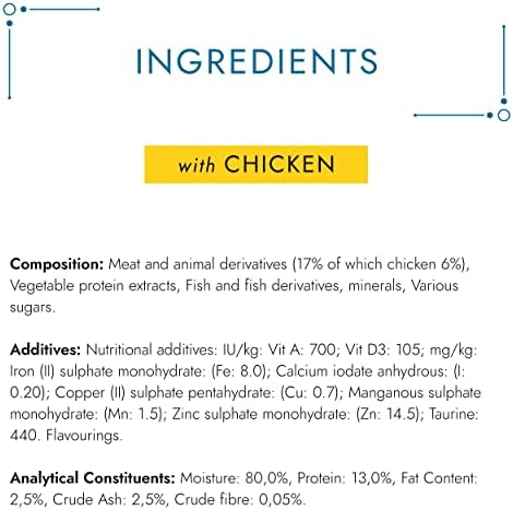Gourmet Perle Wet Cat Food Mini Fillets with chicken in Gravy Connoisseur's Collection, 85 g x 26