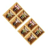 NUOBESTY 8個花柄ウォールステッカー 粘着式 洋風 壁面装飾 デ 花瓶 フラワー 部屋 リビング 寝室用 小傷隠し 可愛い ル 冷蔵庫にも