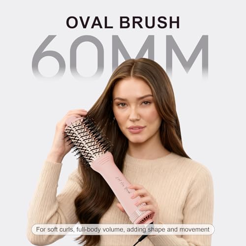 Image of 1200W Big Size Hair Dryer Brush, 60mm Dual Volatge Hair Dryer Brush