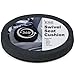 HealthSmart Deluxe Swivel Seat Foam Cushion for Car or Chair, 15" Diameter, Black