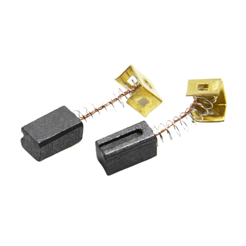 5 paia di spazzole in carbonio 6,4 x 7,9 x 12,5 mm 596071-00 per smerigliatrice angolare motori elettrici CD105 CD110 CD115 KG900