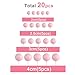 ASTARON 20 Pcs Ball Cake Topper Decorations Mini Balloons Cake Topper Sticks Light Pink Balls Cake Picks Cake Topper Balls Cake Decorations for Wedding Birthday Cake Decorations