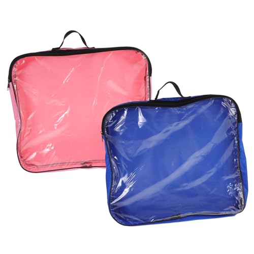 GOOHOCHY 2Pcs Capacity Roller Skates Bag Zipper Organizer for Inline Skates and Ice Skates Durable Fashionable Storage Pouch for Outdoor Use