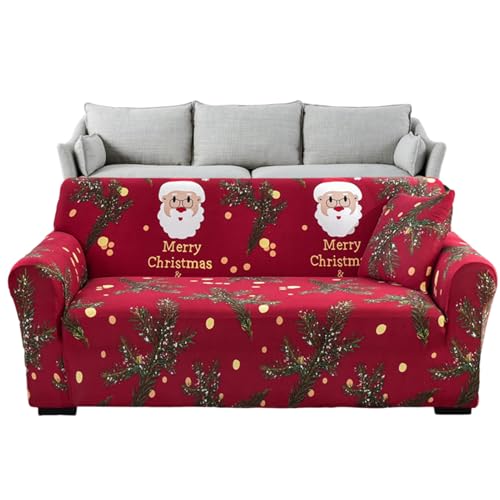 Generisch Funda de sofá, funda de sofá de Navidad, protección de muebles para salón, dormitorio, oficina, exterior, fiesta, terraza