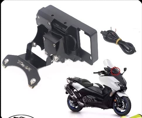 Support de navigation pour moto Yamaha TMAX 530 avec chargeur USB