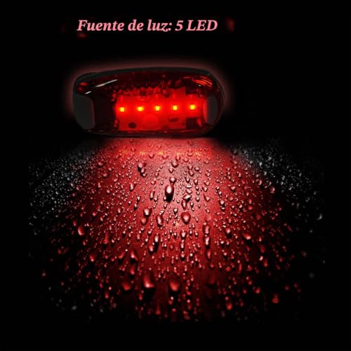 Miniatura 3 de 4 Pcs Luces Led De Seguridad Con Clip - Luces Estroboscópicas, Led Luz Para Running Linterna Clip Para Mochila Escolar Mascota, Luz Para Correr Running Led, Luces Para Correr De Noche