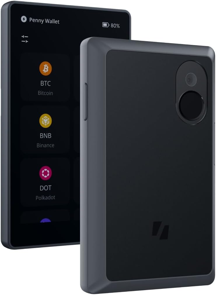 Keystone - Cryptocurrency Hardware Wallet Air-gapped, 4-inch Touch Screen, Store Your Crypto Securely (Keystone 3 Pro)