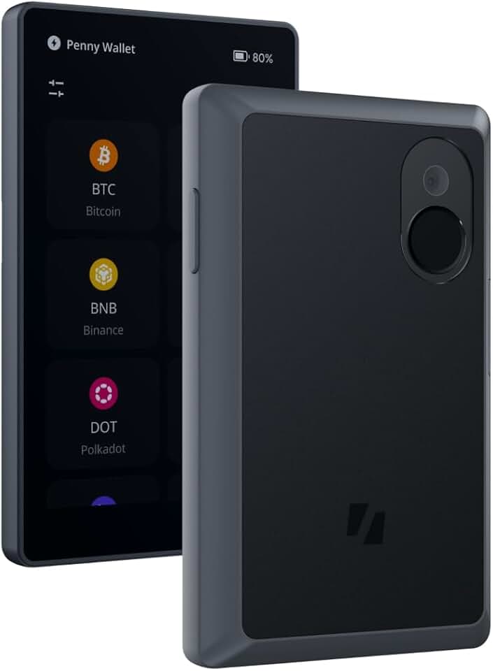 KEYSTONE Keystone - Cryptocurrency Hardware Wallet Air-gapped, 4-inch Touch Screen, Store Your Crypto Securely (Keystone 3 Pro)