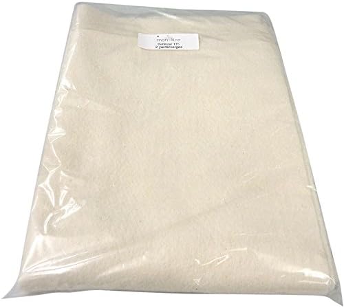 Superpunch Hoop Sisters Battilizer 115, Cotton Batting For Quilts, 24 Inches Wide by 2 Yards, Combines Stabilizer & Quilt Batting - Combo for Machine Embroidery, 70% Cotton/ 30% Polyester- Made In USA