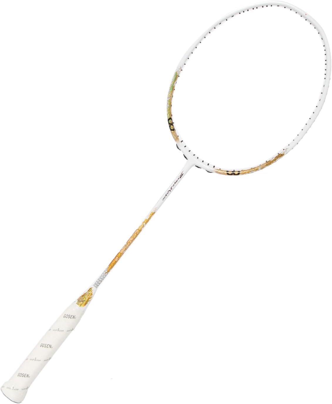 ゴーセン GOSEN バドミントンラケット 凌駕無限 PURE WHITE JPN