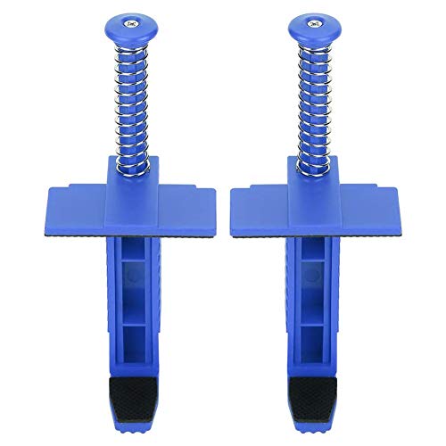 2pcs Brick Line Runner Wire Drawer Bricklaying Tool Trowel Fixer for Building Construction,17cm Brick Liner Clamps (Blue)