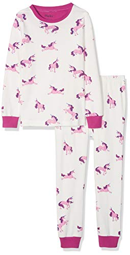 Hatley girls Organic Cotton Long Sleeve Printed Pajama Set