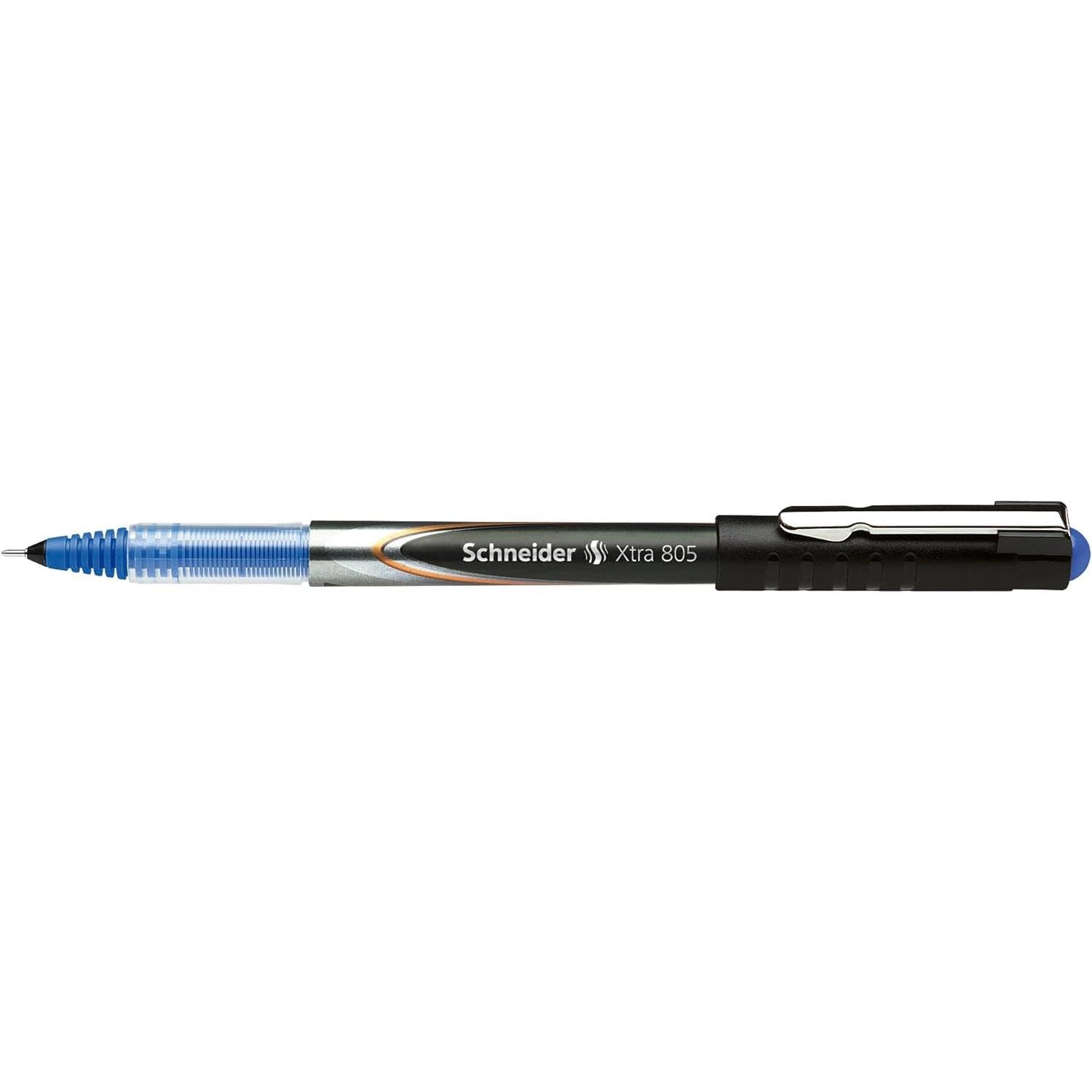 Roller Schneider XTRA 805 Punta Ago 0,5mm - Penna A Sfera Professionale Nera, Made In Germany