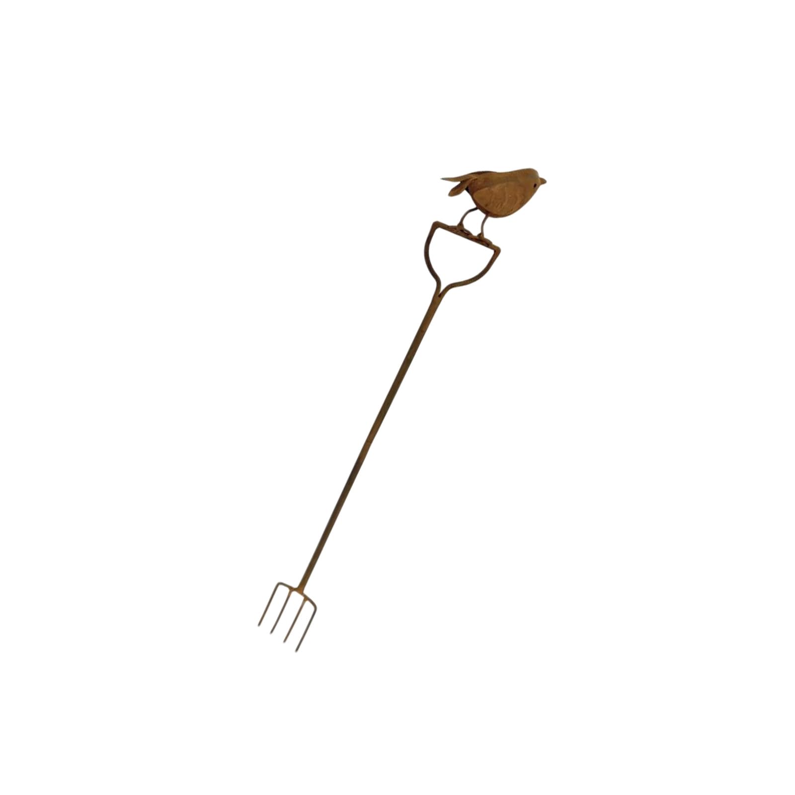yanzunlrn Rusty Metal Bird Stakes Outdoor Garden Sculpture Garden Animals Stake for Patio Yard Art Ornaments Weathered Bird Figurine