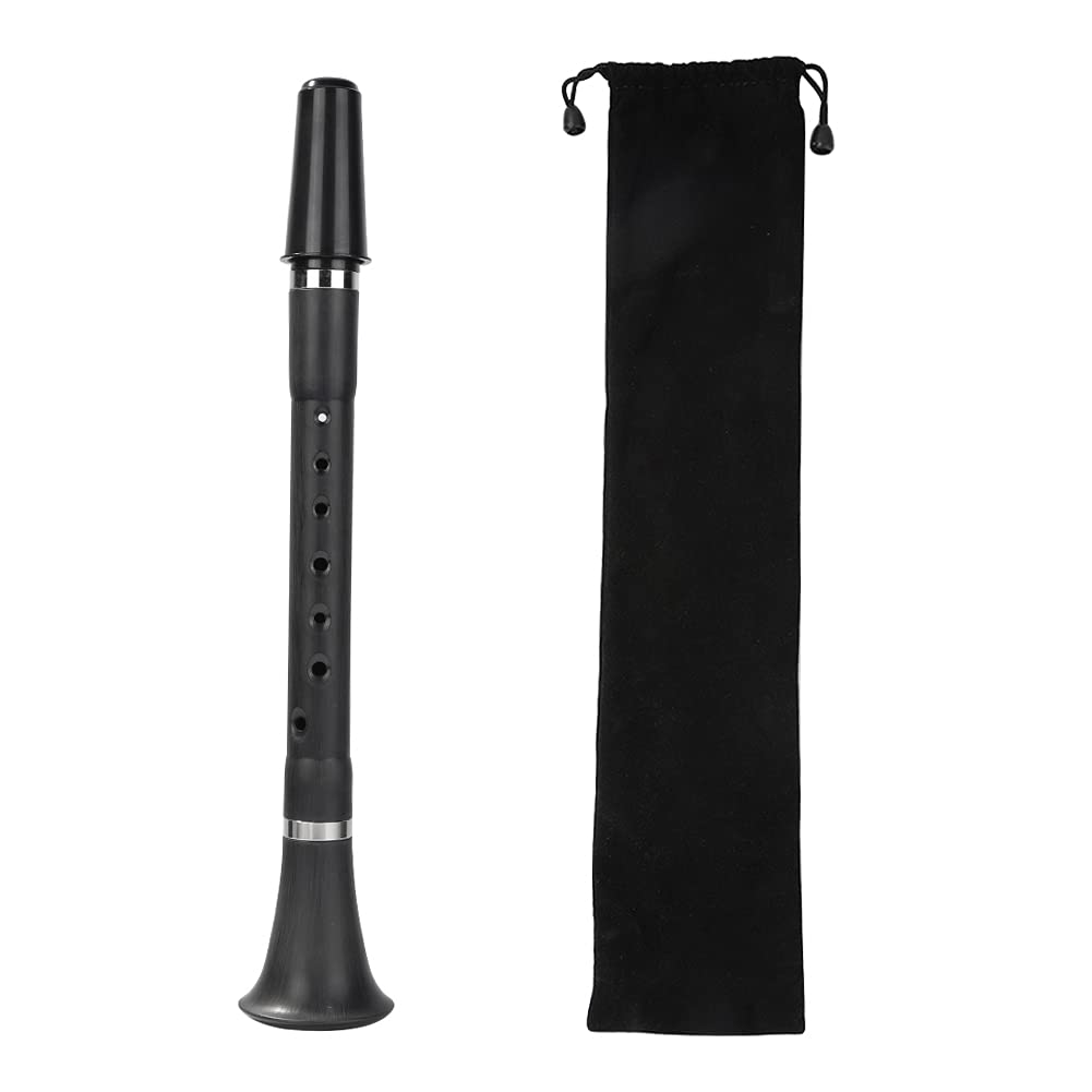 Clarinete, Mini Pocket BB B Flat Clarinete Madera Viento Instrumento para la Práctica Principiante