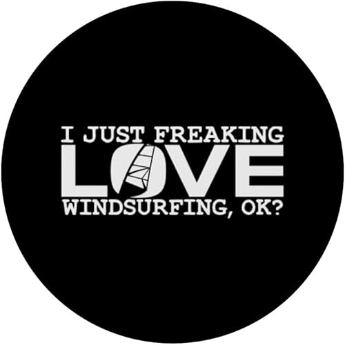 Miniatura 3 de Windsurfer Joke Surfer Saying Surfing Windsurfing PopSockets Standard PopGrip