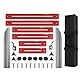 Treppenmesswerkzeug, Multifunktionales Aluminiumlegierungstreppen -Tread -Template -Werkzeug Einfache Einstellungstreppenstufe für Genaue Messwinkel, Länge und Tiefe