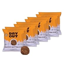Day Out Protein Snack Balls | Peanut Butter Cup 8 Pack Snack Bites | Gluten-Free, Dairy-Free, Vegan Treat | Convenient Ready to Eat Healthy Dessert Energy Bites | Includes 8 x 2oz Packs 16oz Total | 12g Protein