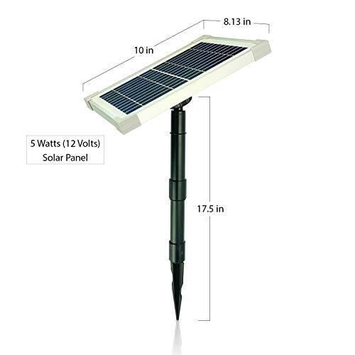 5W Solar Water Pump Kit: Dc Brushless Submersible Water Pump 124 Gph With 12V 5W Solar Panel For Birdbath Fountain, Fish Pond, And Garden Water Features (No Backup Battery) #TOP1