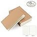 VEESUN Pack de 10 cuadernos, A5 Tapa de Kraft Blanda 5 líneas...