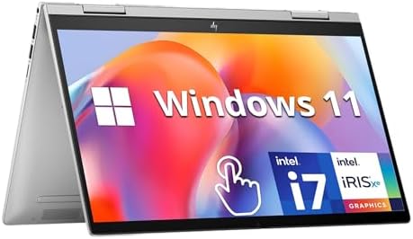 HP Envy x360 2-in-1 14" FHD Touchscreen Laptop, Intel i7-1355U, 1...