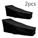 Hootech Set of 2 Patio Chaise Lounge Cover Heavy Duty Outdoor Lounge Chair Covers Protector Waterproof Lightweight 82"Lx30"Wx31"H