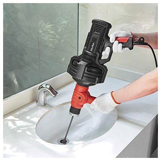 Portable Handheld Auto Feed Drain Auger