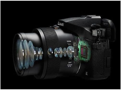 Diagram showing the internal lens structure of the Panasonic LUMIX FZ1000