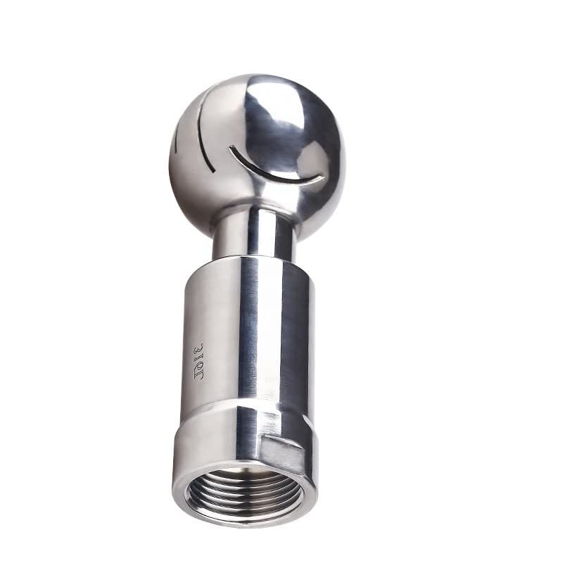 Rotierender CIP-Sprühkopf DN32 – 15 L/min, Edelstahl, Für Tankreinigung (1-1/4″ BSP)