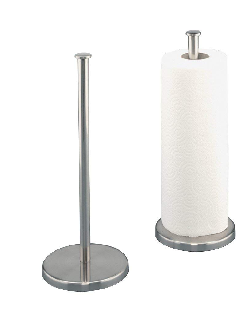 Zeller 27242 13 x 32 cm Kitchen Roll Holder Stainless Steel Diameter