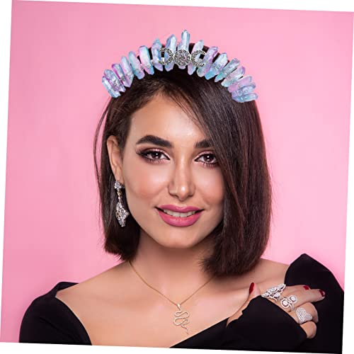 Beavorty Cristal Oco Mago Casamento Scrunchies Para Cabelos Femininos Faixa De Cabelo De Strass Arco
