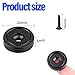 8 Pack Strong Neodymium Cup Magnets 22LBS, Black Round Base Cup Magnets with Countersunk Hole, Powerful Industrial Rare Earth Magnets Heavy Duty with Screw for Mounting, 0.79x0.24inch