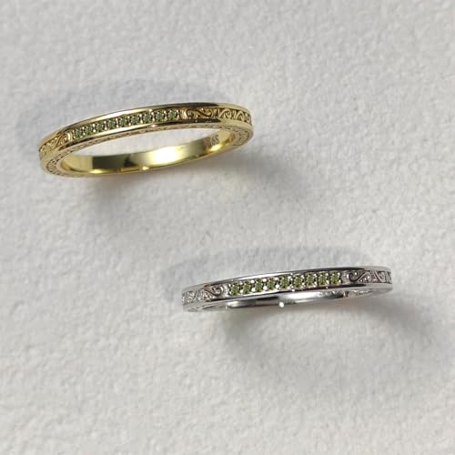 Image of Vintage Celtic Knot Women's Engagement Ring Sets 925 Sterling Silver /14K Gold Plated Stackable Wedding Bands Rings AAAAA Cubic Zirconia Women Bridal Sets Wedding Ring Band Width 1.8mm Size 5-9