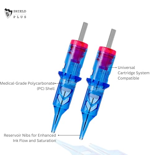 Image of 13M1 Magnum Tattoo Cartridge Needles Pack of 10pcs | Premium Disposable Sterile Shader Cartridges Compatible with Rotary & Wireless Tattoo Pen