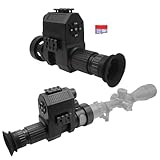 Megaorei M4A M4C 1080p HD Hunting Digital Infrared Night Vision for Scope Monocular Attachment Camcorder with Built-in 850nm Infrared IR Flashlight (with 32G MicroSD Card, Without Battery)