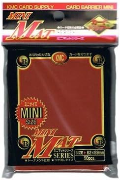 KMC - KMC 50 pochettes Card Barrier Mat Series Rouge