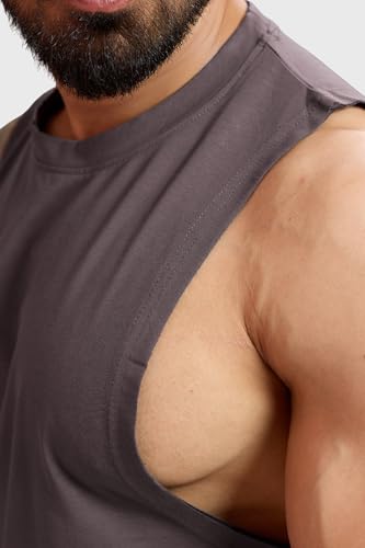 Image of FUAARK Men's Cotton Sleeveless Tank Tops Gym Vest for Mens