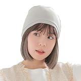 [アクアドール] 帽子 医療用 ケア帽子 コットン100％ ルーズ編み ニット レディース メンズ 女性 就寝用 外出用 綿 GY.グレー mdh023GY