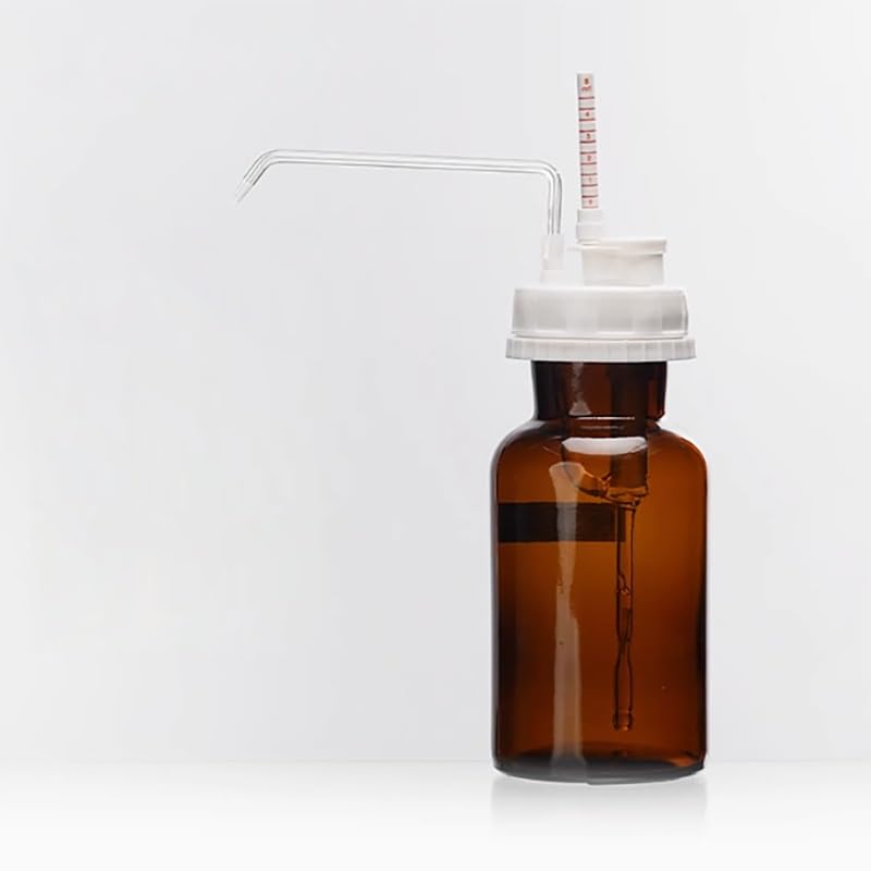 Adjustable Glass Dispenser Semi-Automatic Liquid Glass Bottle Top Dispenser 0.1-10ml with Brown Bottle 500ml 1000ml Pack of 1/PK(1-10ml 1000ml Bottle)