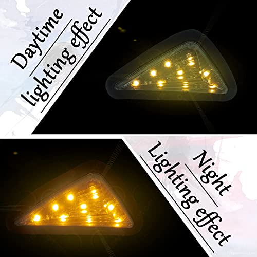 Image of OBEROI'S TRADERS R15 V2 / V3 / V4 & M Smoke Triangle Flush Mount LED Turn Signals Blinker /Indicator For Yamaha R15 All Models Bike