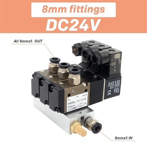 Bloc d'électrovanne 6 stations pour simplifier vos circuits pneumatiques complexes
