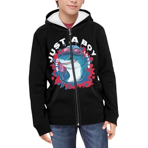 Boys Zip Up Hoodies Kids Fashion Sweatshirts Fall Clothes Jackets with Pockets Long Sleeve Hooded Sport Gym Coat - Main Image