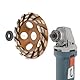 PRODIAMANT Premium Diamant-Schleiftopf 125 mm x 22,2 mm Diamantschleifteller TurboSpeed+ für Beton, Mauerwerk, Stein