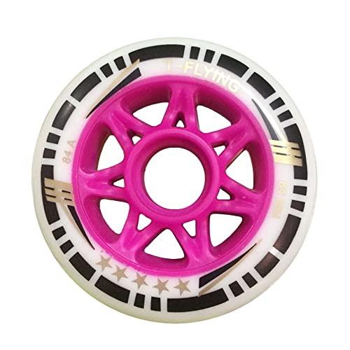 Ruote Monopattino Freestyle 8 Pezzi/Set 84A 84 mm in Linea Skates Ruote for Pattinaggio di Pattinaggio Gratis a velocità Professionale Ruote Monopattino Elettrico