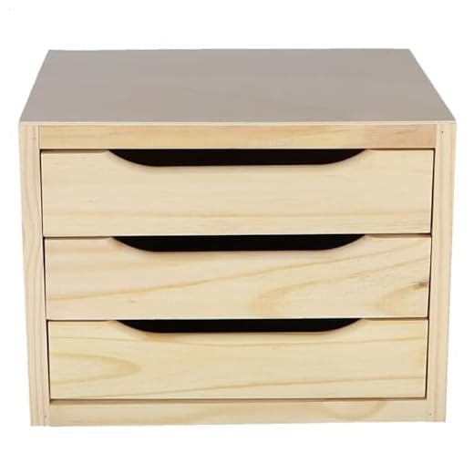 WELL HOME MOBILIARIO & DECORACIÓN Cajonera con 3 cajones 39x30x29,5cm