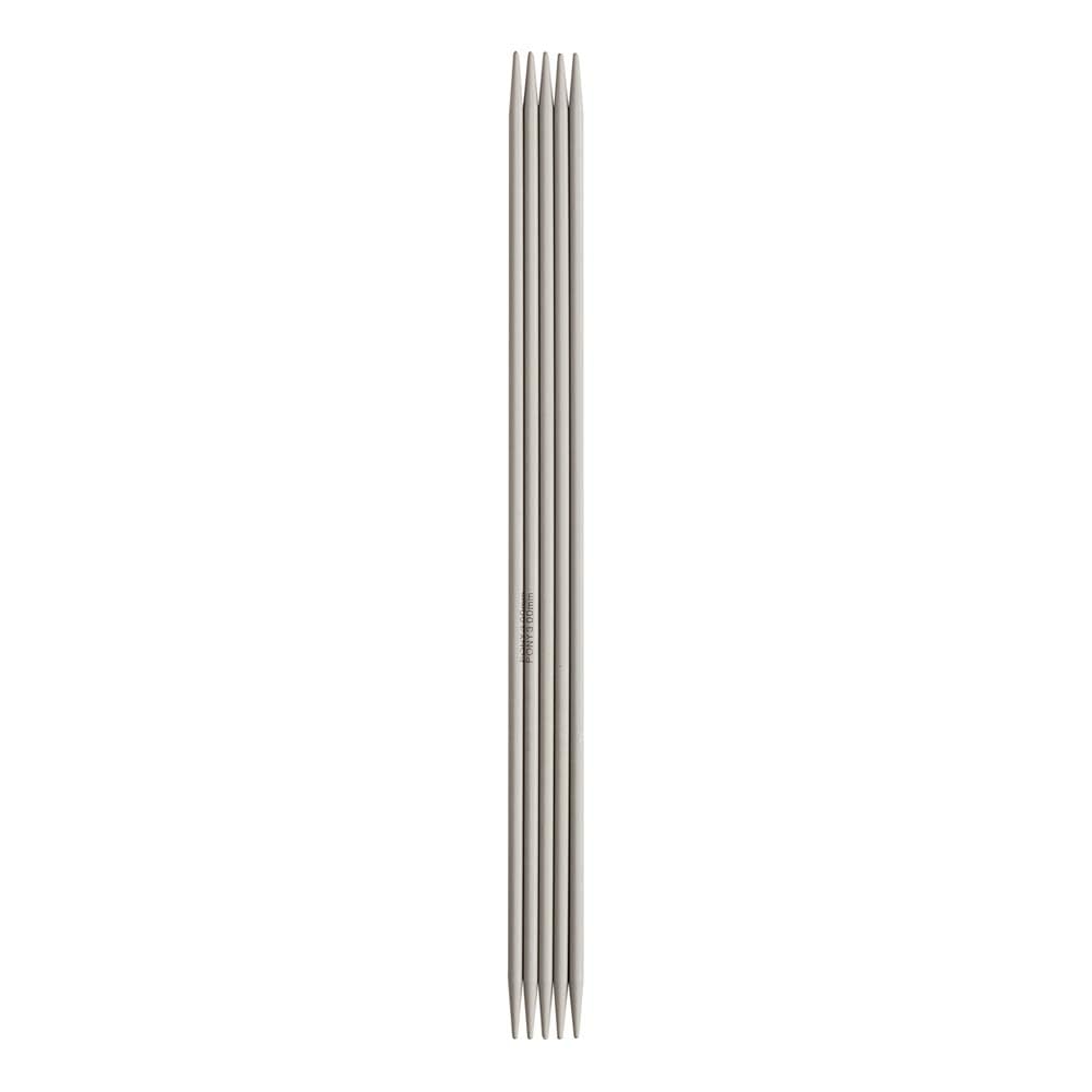 Pony Classic Double Pointed ndls Aluminium 20cm 3.00mm -1pc