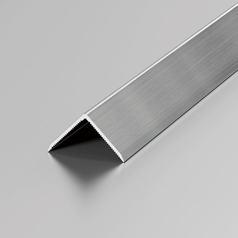 L-Shape Corner Strip, Aluminium Threshold Strips, Floor Transition Strips, Corner Guards, Flooring Edge Trim Joining - 100cm(3pcs)(Silver,2.5 * 2.5cm) โ image 1