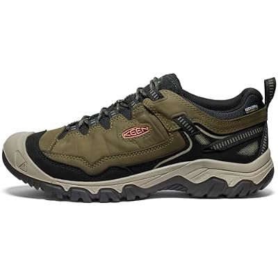 KEEN Men's Targhee 4 Low Height Durable Comfortable Waterproof Hiking Shoes