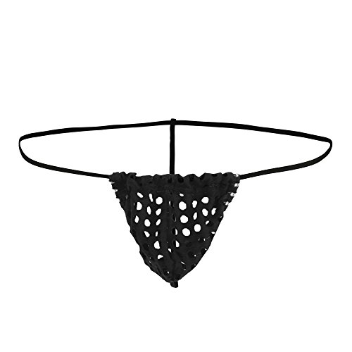 SamMoSon Dessous Unterwäsche Herren Erotik Wäsche Unterhosen Männer Boxer/Slip Briefs G-Strings Tanga Men Underwear Men Beule Sport Mesh Hohl Unterhose Lüftung Trunks Höschen Slip Cover